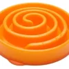 SLO-BOWL FEEDER MINI CORAL SPIRAAL ORANJE