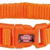 Trixie halsband hond premium papaya oranje