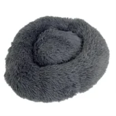 Sazzz grijze fluffy hondenmand 52x52x13 cm