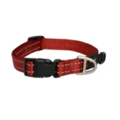 Rogz for dogs snake halsband rood