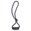 HAPPY PET KNOOP EN SPOEL TUGGER FLOSTOUW BLAUW / ORANJE