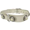 Sazzz Halsband Hond Adventure Stone Classic Leer Creme