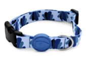 MORSO HALSBAND HOND GERECYCLED SPLASH BLAUW