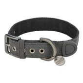 TRIXIE HALSBAND HOND CITYSTYLE EXTRA BREED KATOEN ZWART