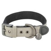 TRIXIE HALSBAND HOND CITYSTYLE EXTRA BREED KATOEN LICHTGRIJS