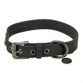 TRIXIE HALSBAND HOND CITYSTYLE PVC ZWART