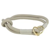 TRIXIE HALSBAND HOND SOFT ROPE HALFSLIP LICHTGRIJS