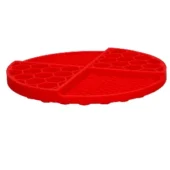 Eat Slow Live Longer Lick Mat Dimensions Circle rood